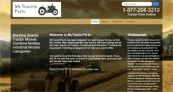 Desktop Screenshot of mytractorparts.ca